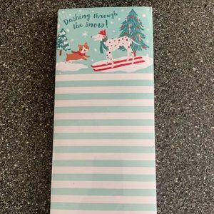 Clementine Paper Magnetic Pad Dashing through the snow